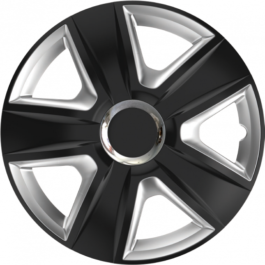 Ratkapne 13" Esprit RC Black & Silver (ABS)