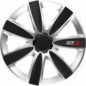 Ratkapne 14" GTX Carbon Black & Silver (ABS)