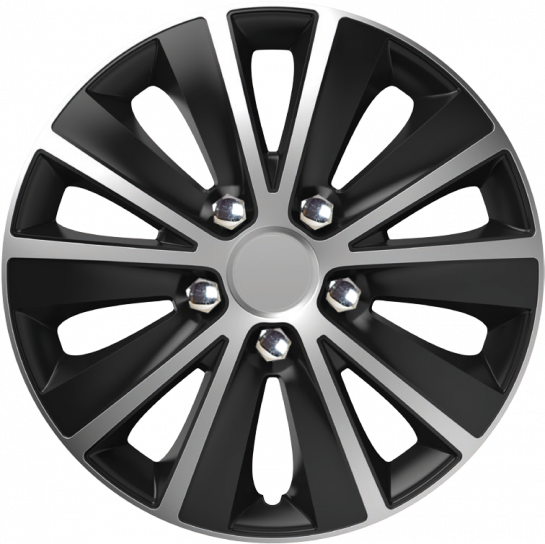 Ratkapne 14" Rapide NC Silver & Black (ABS)