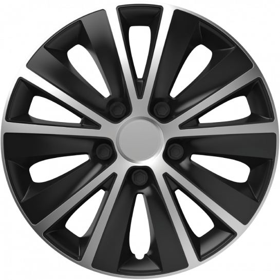 Ratkapne 16" Rapide Silver & Black (ABS)