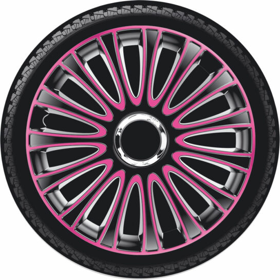 Ratkapne 15" VW Lemans Pro Pink Black (ABS)
