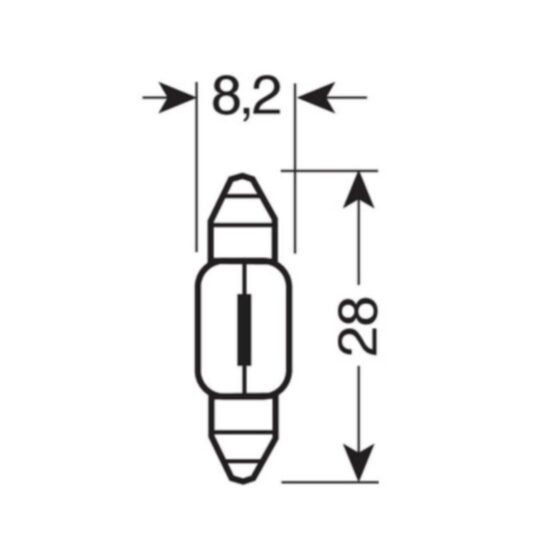 28mm (2 kom) - Lampa 58309