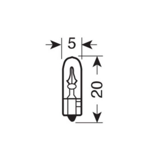 2W (2 kom)  - Lampa 58355