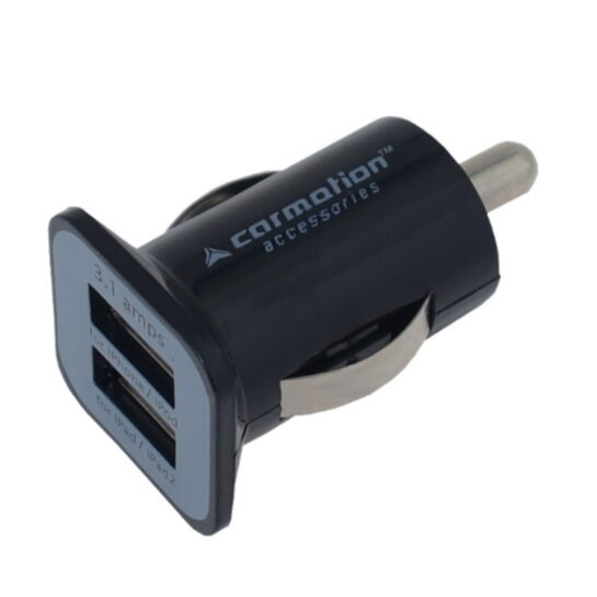 Punjač mobilnog adapter upaljača sa 2 USB ulaza 12/24V - Carmotion 58617