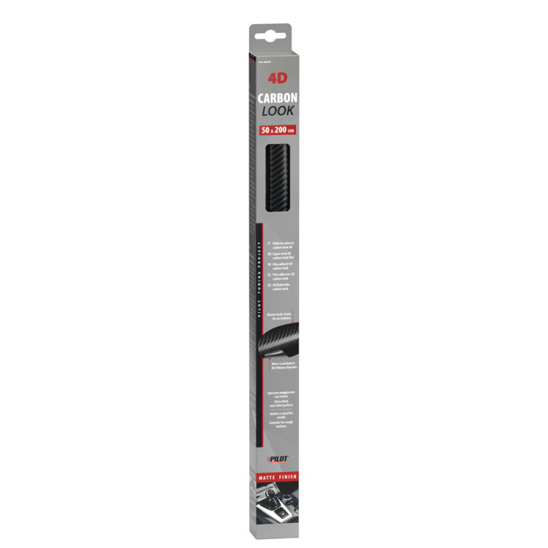 Carbon 3D folija za auto, crna Mat 50x200cm - Lampa 02970 - Image 5