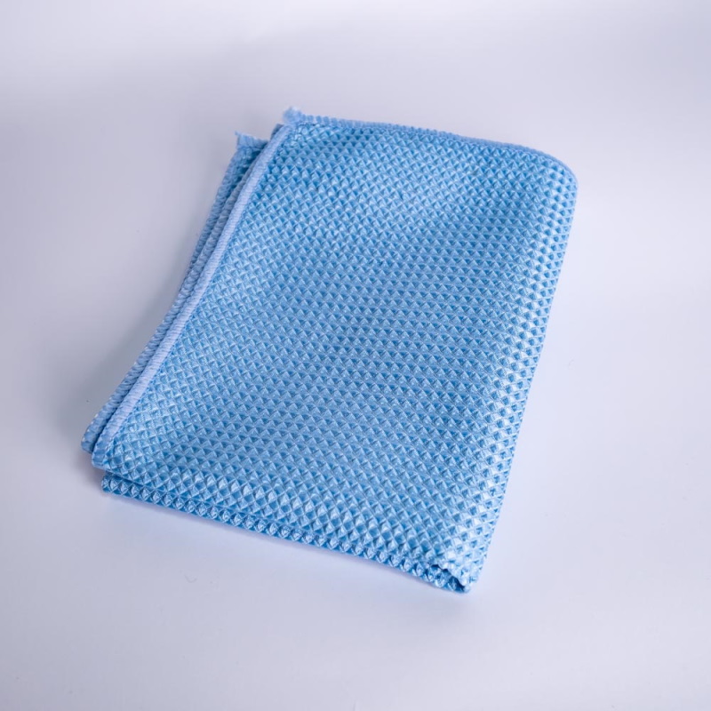 Pletena mikrofiber krpa za stakla - Titanium 8023
