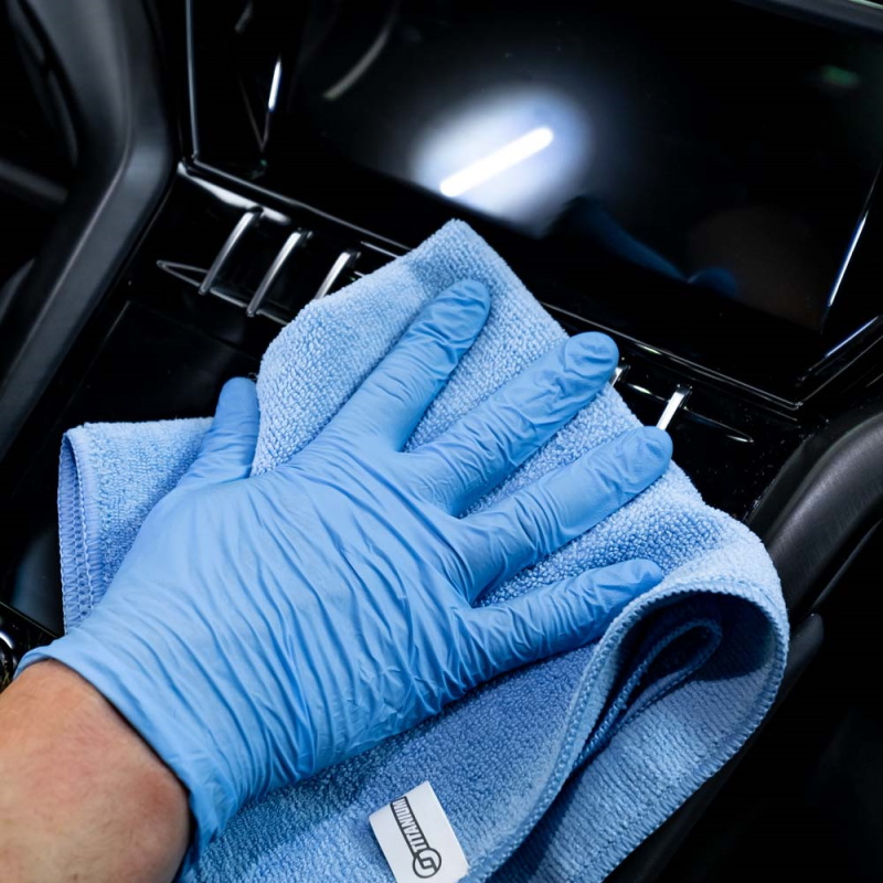 Plava mikrofiber krpa 40x40cm (2 kom) - Titanium 8064 - Image 3