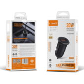 Punjač za iPhone sa kabelom Lightning 30W 1m crni - Ldnio C105I