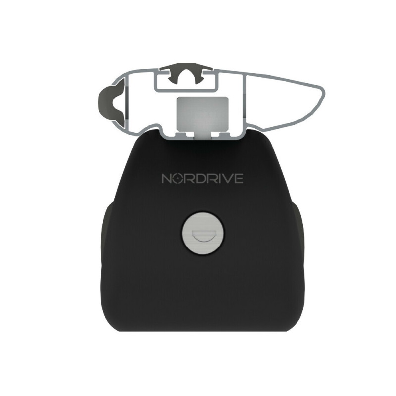 Krovni nosači Ssangyong Musso (1993-2005) alu šipke - Nordrive Silenzio XL Rail - Image 5