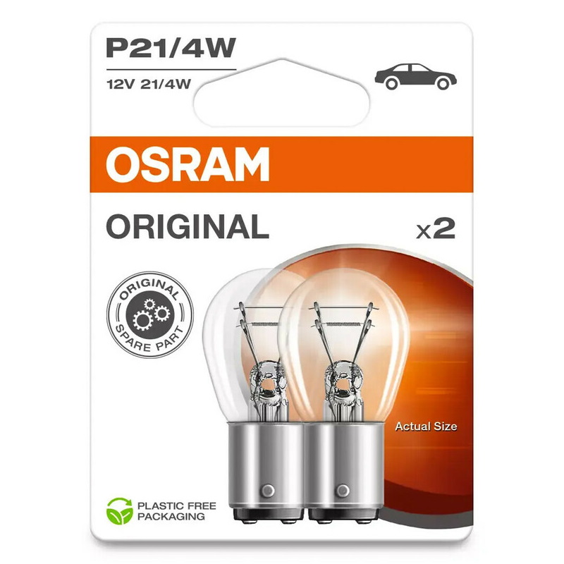 Sijalice P21/4W Original 12V 21/4W (2 kom) - Osram O72252BL - Image 2