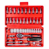 Odvijač ručni Gedora sa nastavcima (46 elemenata) Set - Amio 03136