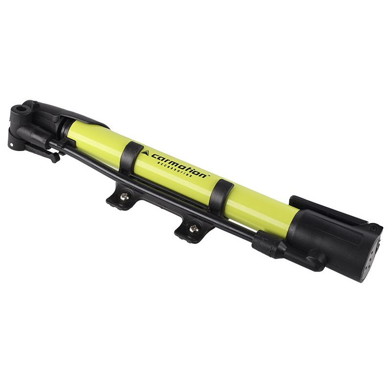 Pumpa ručna mini sa crevom i nosačem za bicikl 310mm 8 Bara - Carmotion 83509 - Image 7