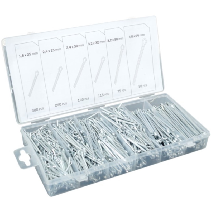 Rescepke metalne Set (1000 kom) - Carmotion 86444