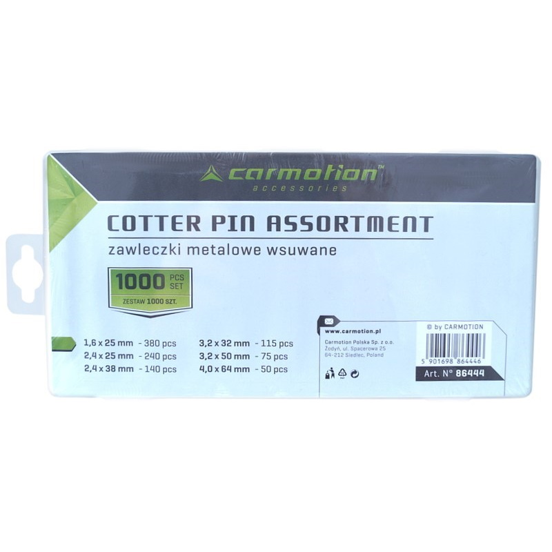 Rescepke metalne Set (1000 kom) - Carmotion 86444 - Image 2