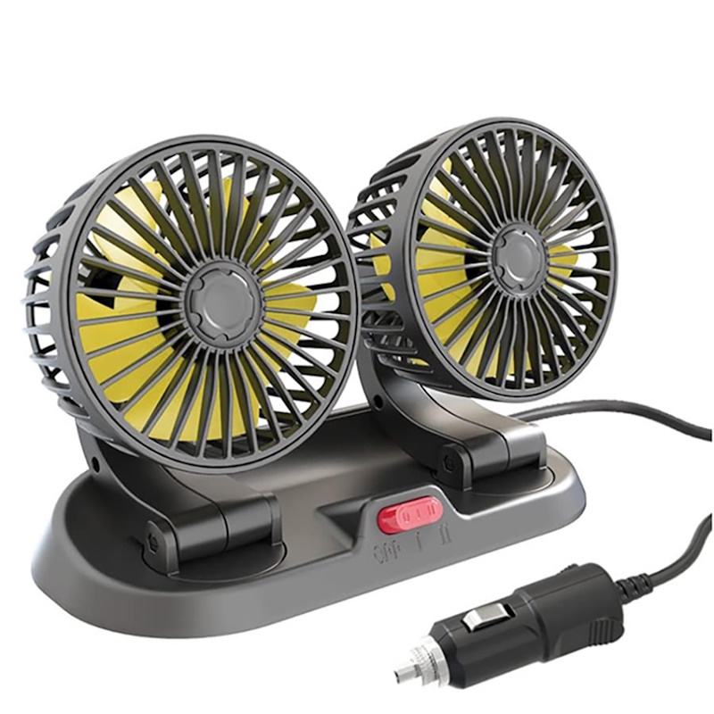 Ventilator za auto dupli 12V 10W - 07027