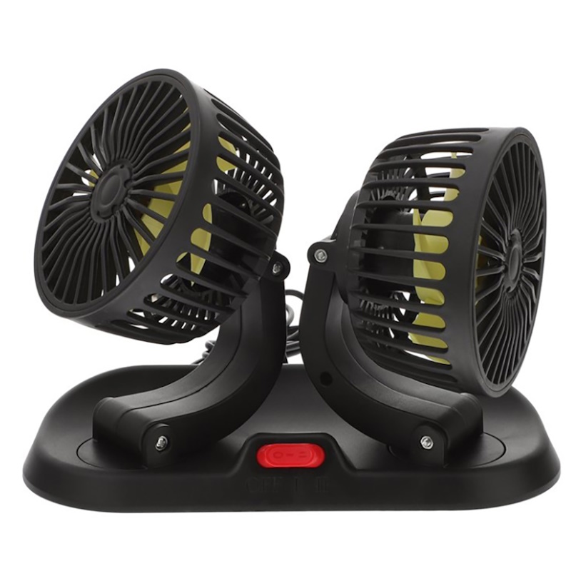 Ventilator za auto dupli 12V 10W - 07027 - Image 2