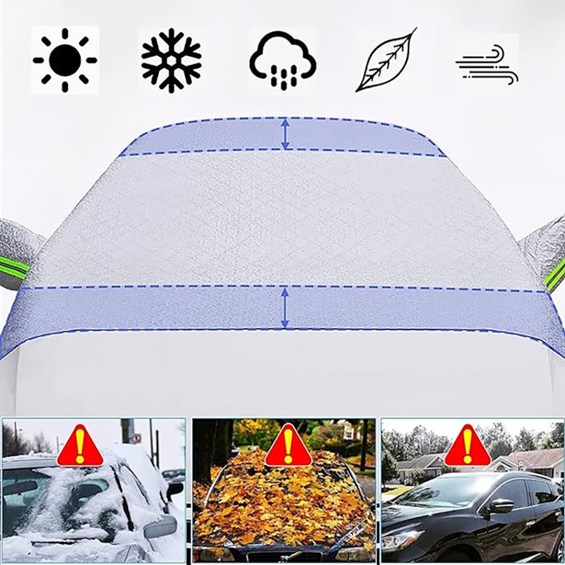 Štitnik sunca prednji sa zaštitom retrovizora 145x230cm (1 kom) - 47022 - Image 3