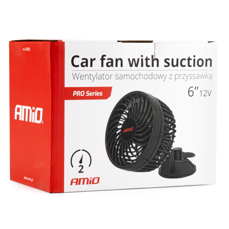 Ventilator za auto auto ventilator 12V na vakuum - Amio 03003 - Image 8