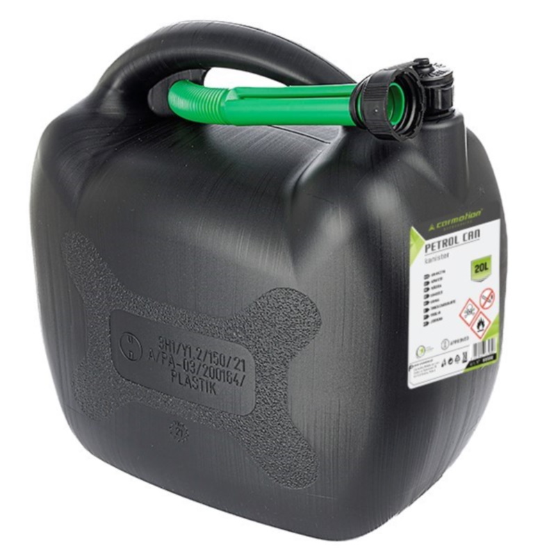 Kanister za gorivo plastični 20L crni - Carmotion 63582BK