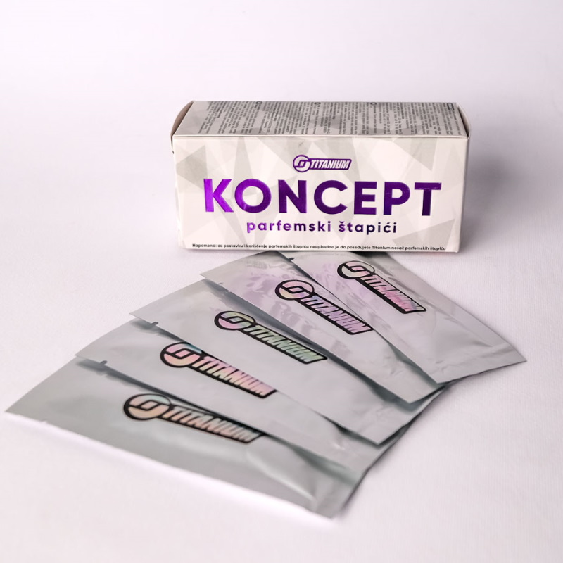 Parfem za ventilaciju nosač i štapići - Titanium Koncept 8031 - Image 3