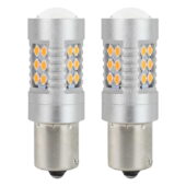 Sijalice LED PY21W Canbus 12/24V 24 SMD (2 kom) - Amio 02580