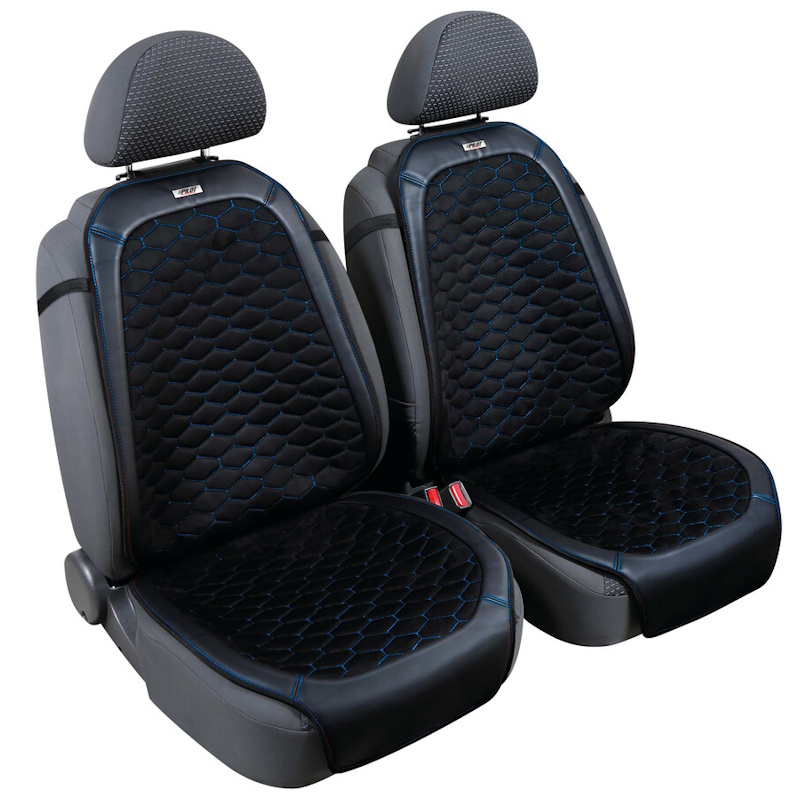 Obloga sedišta Crna sa Plavim stepom Daytona - Lampa 54421