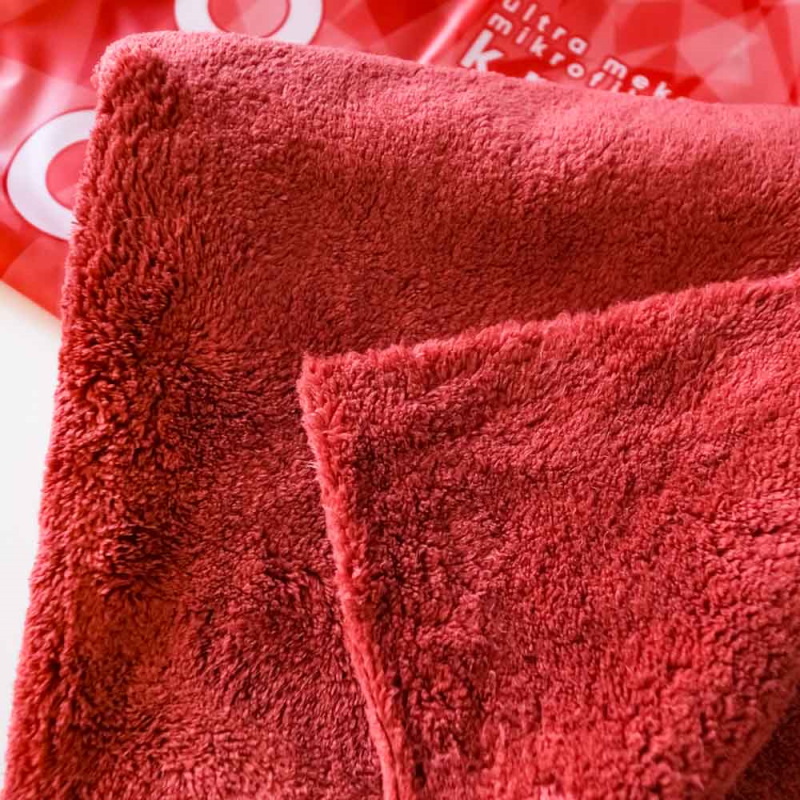 Crvena mikrofiber krpa 40x40cm (1 kom) Glossy - Titanium 8073 - Image 2