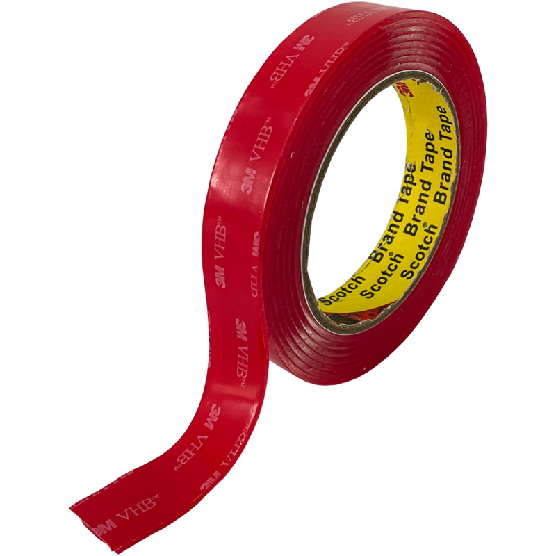 Traka duplo lepljiva crvena 20mm 2