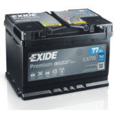 Akumulator 77Ah 12V D+ 760A - Exide Premium