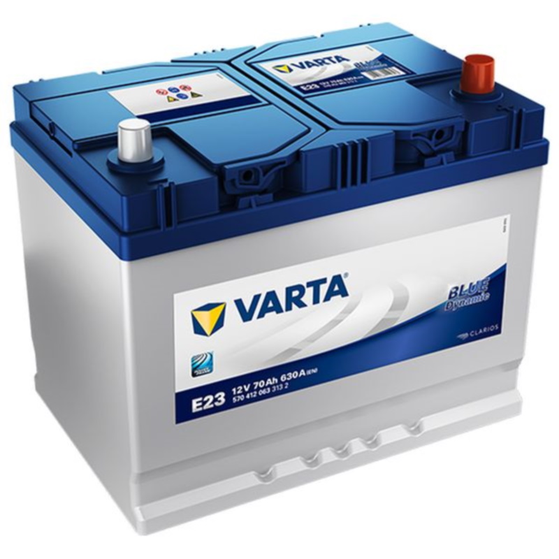Akumulator 70Ah Asia 12V D+ 830A - Varta Blue Dynamic Asia