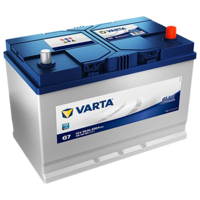 Akumulator 95Ah Asia 12V D+ 830A - Varta Blue Dynamic Asia