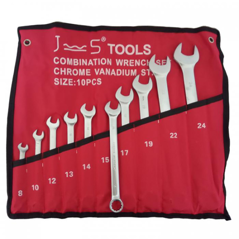 Ključevi okasto viljuskasti 8-24mm (10 kom) - 25079