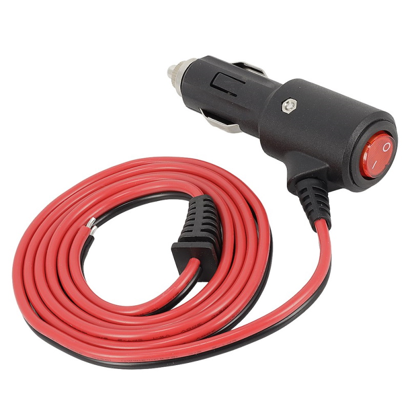 Utikač za upaljač sa prekidačem i kabelom 130cm 12/24V - Carmation 63219