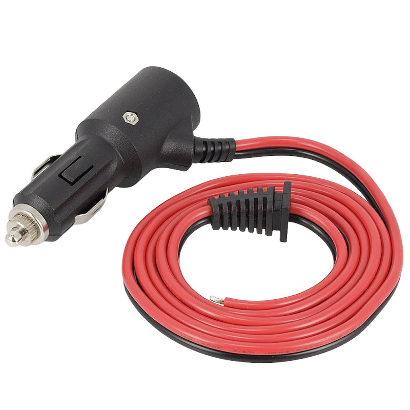 Utikač za upaljač sa prekidačem i kabelom 130cm 12/24V - Carmotion 63219 - Image 2