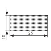 Gumeni profil sunđerasti 25x10 - MTC.093M