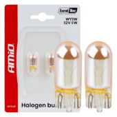 Sijalice WY5W 12V 5W ubodna Chrome amber (2 kom) - Amio 04626