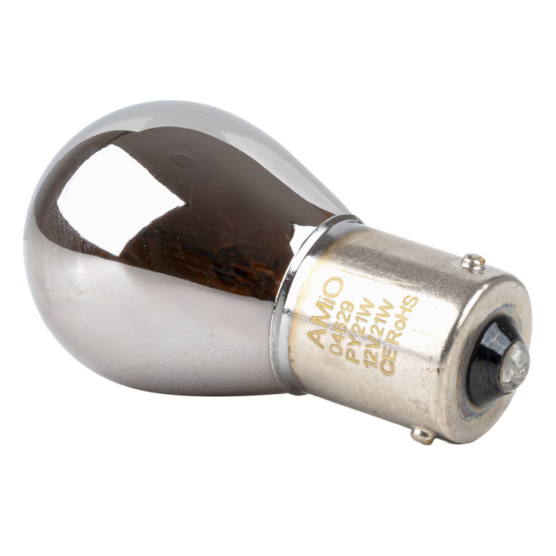 Sijalice PY21W 12V 21W Chrome narandžasta (2 kom) - Amio 04629 - Image 5