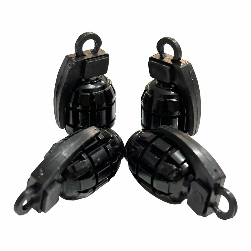 Kapice ventila Bombice Crne - 22068BL