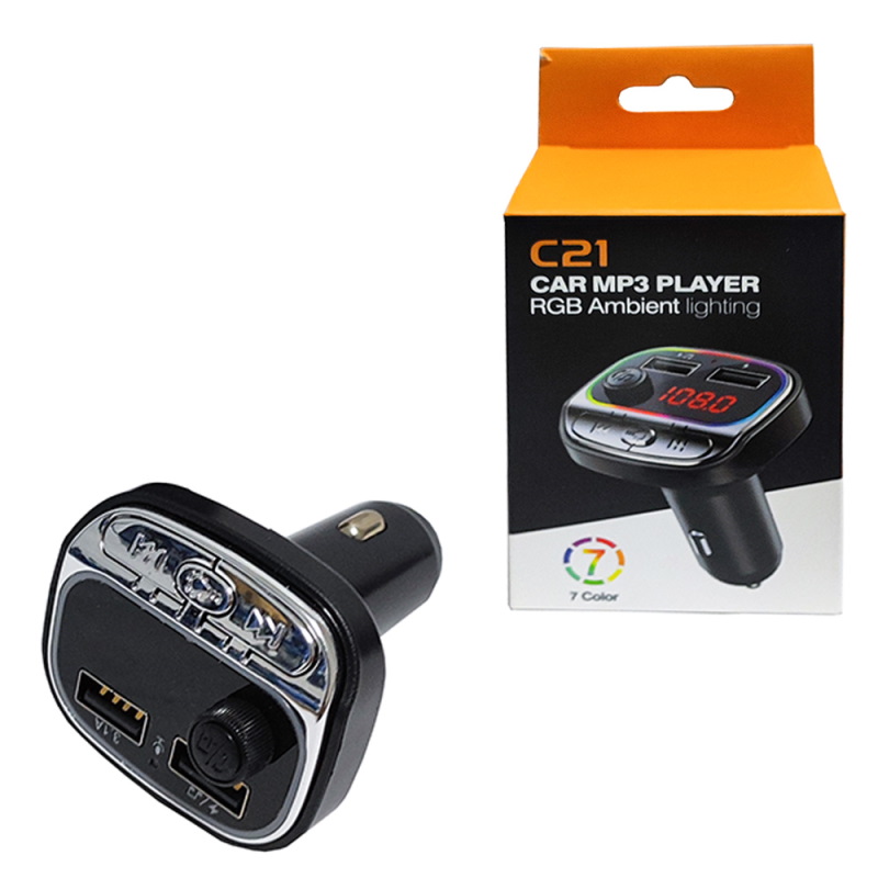 Bluetooth FM transmiter MP3 i USB auto punjač - 32375