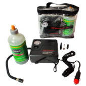 Set za reparaciju i krpljenje guma sa kompresorom 12V 500ml - 32556