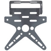 Nosač za tablice za motore Aluminijumski Sivi - 70373