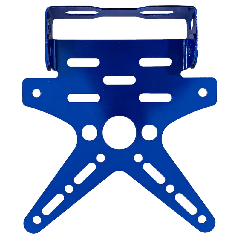 Nosač za tablice za motore Aluminijumski Plavi - 70375