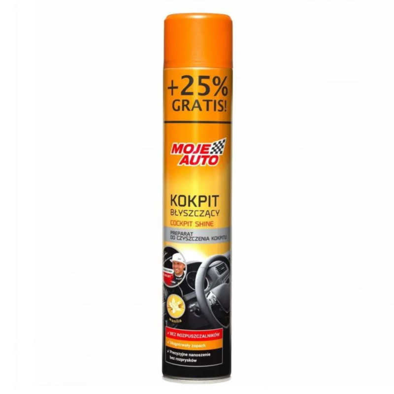 Kokpit sprej Vanila 750ml - Moje Auto 119009E