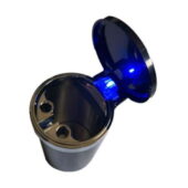 Pepeljara za auto za držač čaša sa poklopcem i LED svetlom - 23205