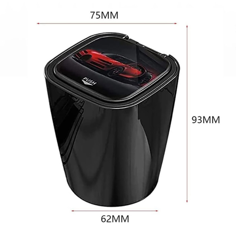 Pepeljara za auto sa LED svetlom - 67041 - Image 3