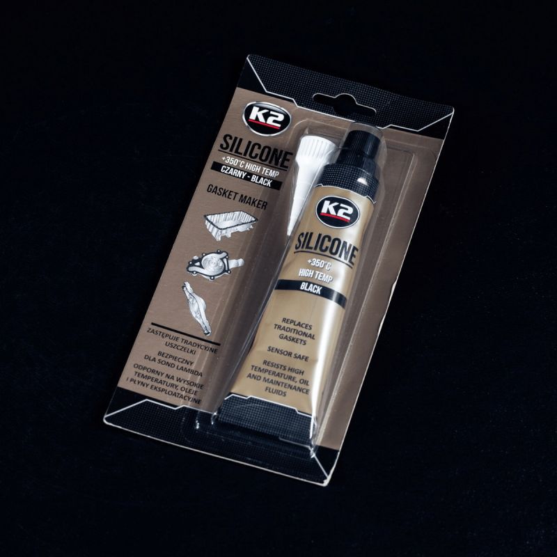 Silikon za visoke temperature Crni +350C 85g - K2 00079 / B210N - Image 2