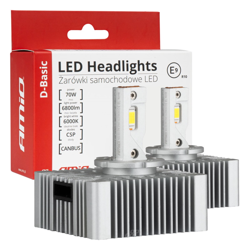 Sijalice LED D5S Serija D-Basic Canbus 70W (2 kom) - Amio 03630