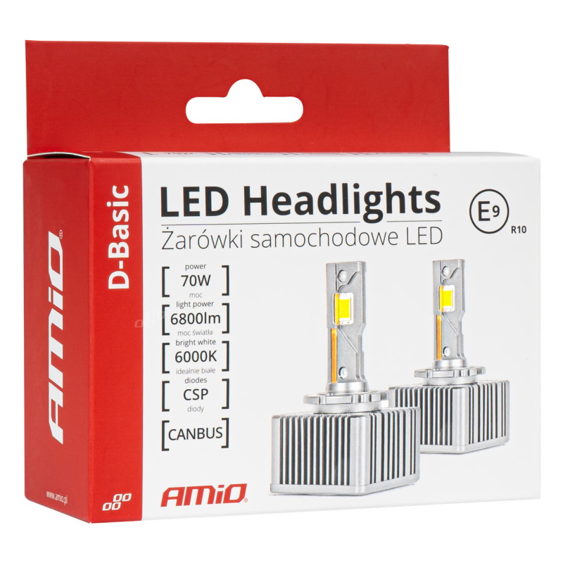 Sijalice LED D5S Serija D-Basic Canbus 70W (2 kom) - Amio 03630 - Image 6