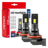 Sijalice LED H8 H9 H11 H16 Pro Black Full Canbus 12/24V 68W (2 kom) - Amio 04721
