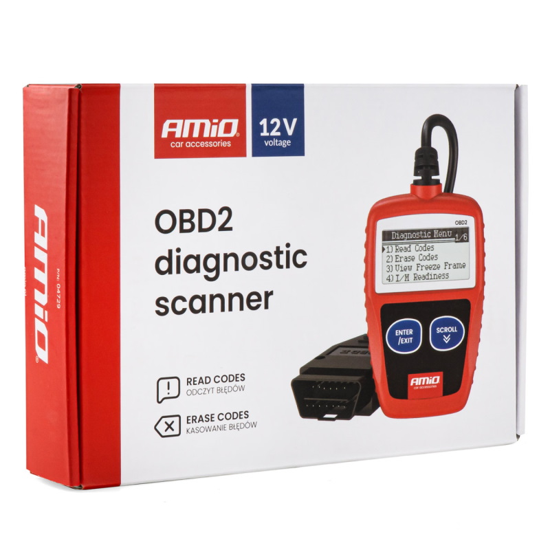 Tester za dijagnostiku OBD2 skener - Amio 04729 - Image 5